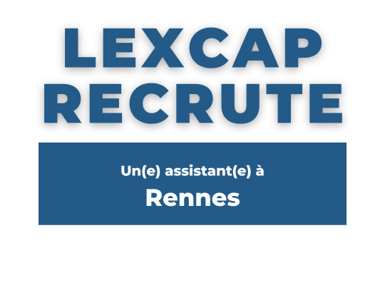 Image de Le Cabinet LEXCAP recrute à Rennes !